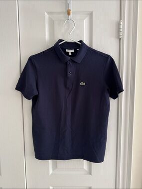 Lacoste Boy’s Classic Navy Polo Shirt